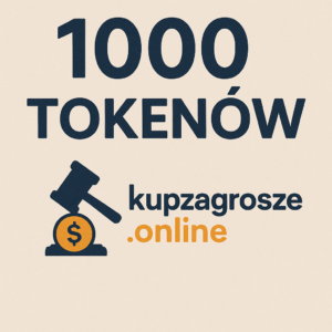 1000 TOKENÓW KupZaGrosze.online