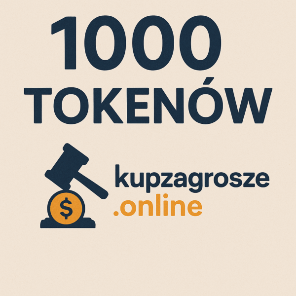 1000 TOKENÓW KupZaGrosze.online